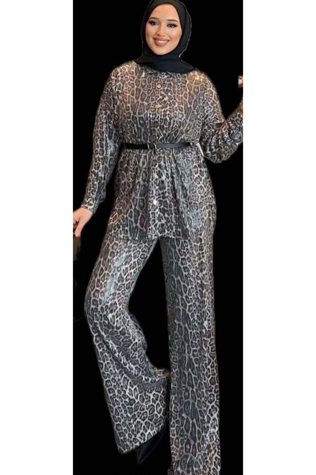 Pantalon Shirt Suit-M - Brown