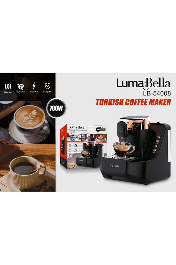 Türk Kahve Makinesi 700W 1,0L Lumabella LB-54008 - 2