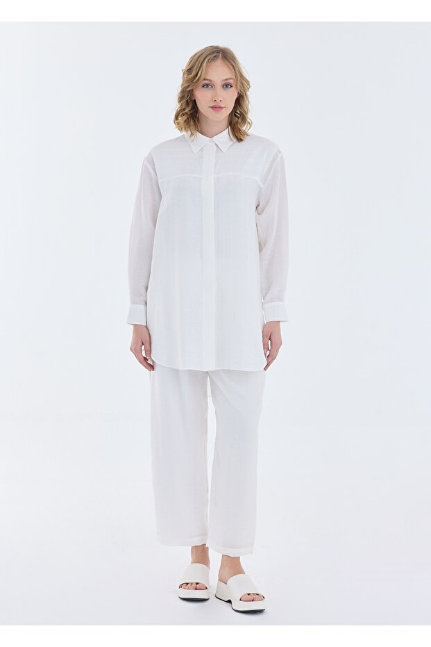 Düğmeli Pantolonlu Takım - 7