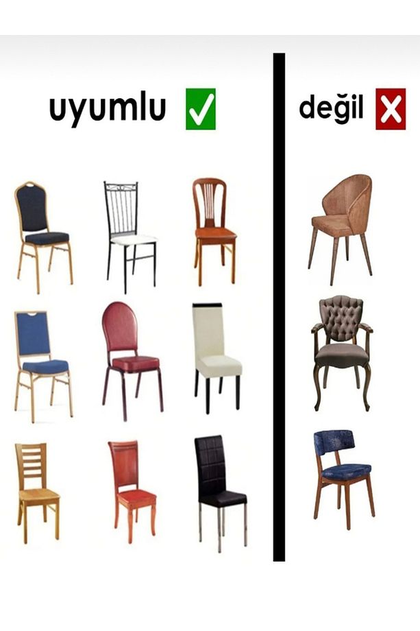 Yüksek Kaliteli Sandalye Örtüsü Sandalye Kılıfı (1ADET) - 7