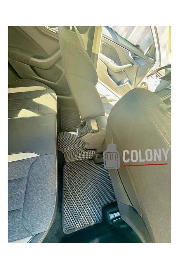 Skoda Scala Hücreli Premium Eva Paspas Seti Tam Set Paspas Takımı Siyah - 4