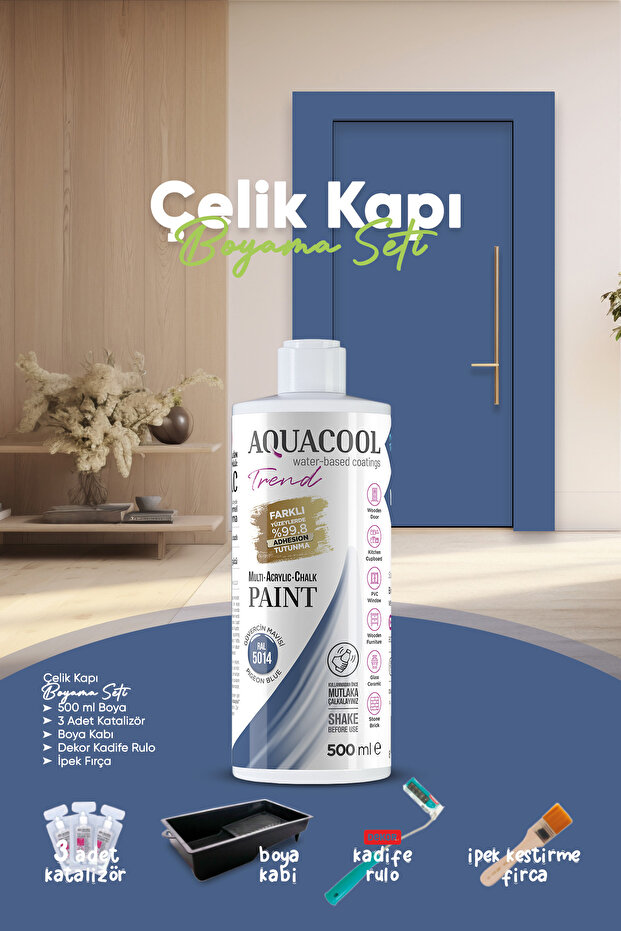 Çelik Kapı Boyama Seti - 1