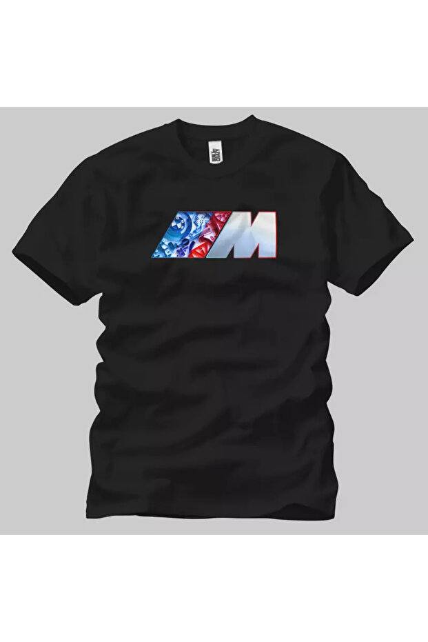 Bmw m Logo Collage Unisex T-Shirt