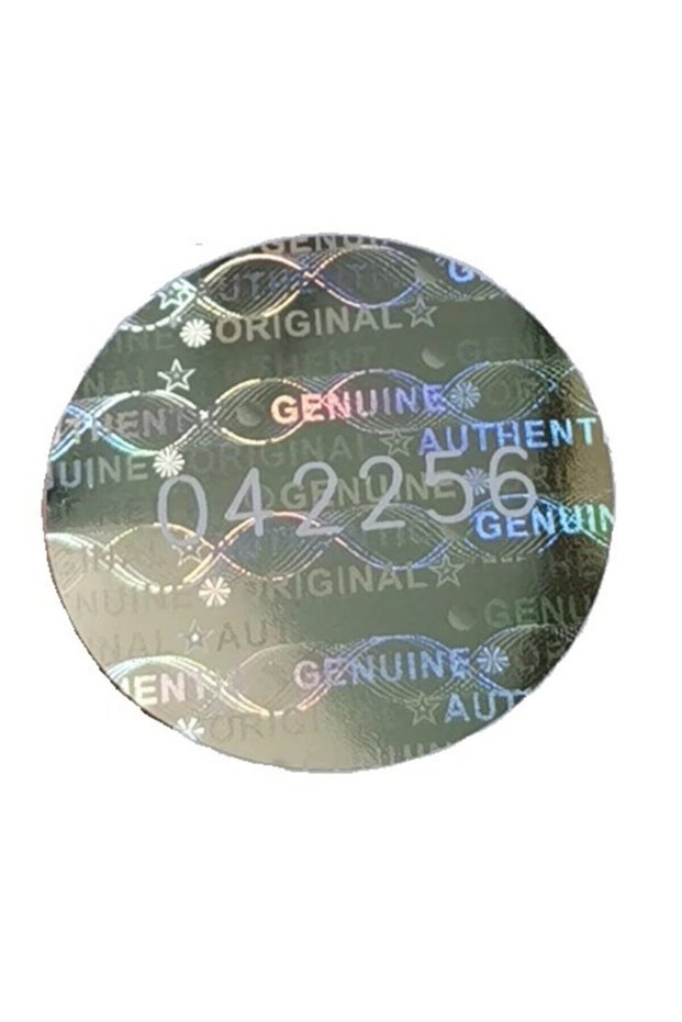 Hologram Warranty Label with Series Number 2 Cm 49 Pieces