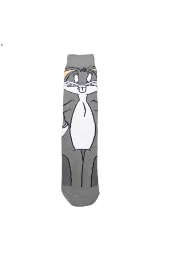 Flexible socks, one size fits all.