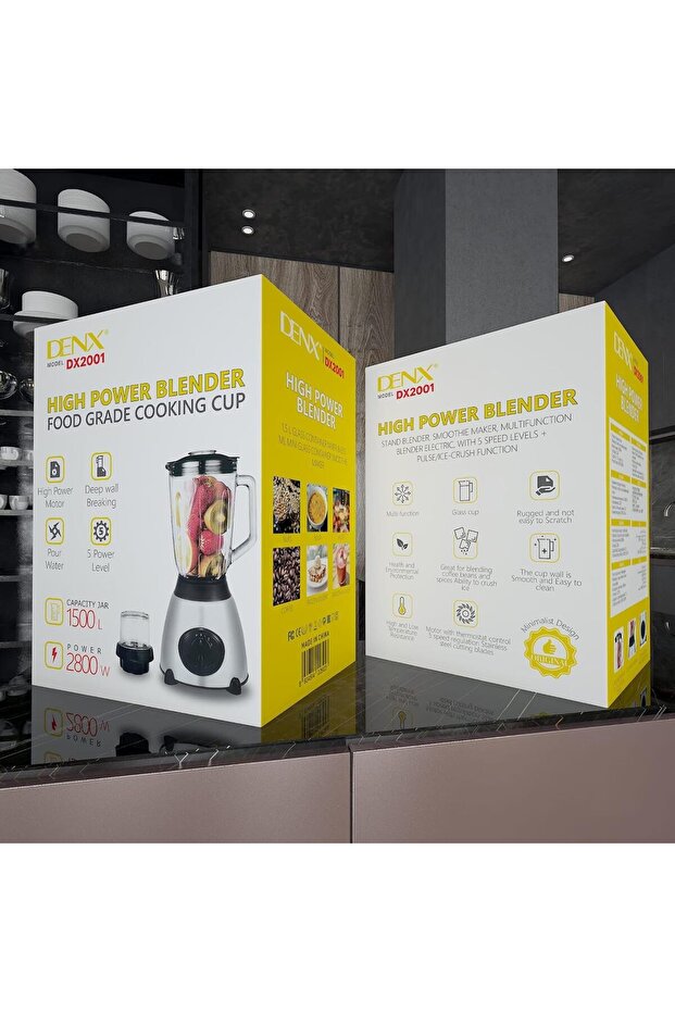 خلاط عالي الطاقة من دينكس DX2001 - 3