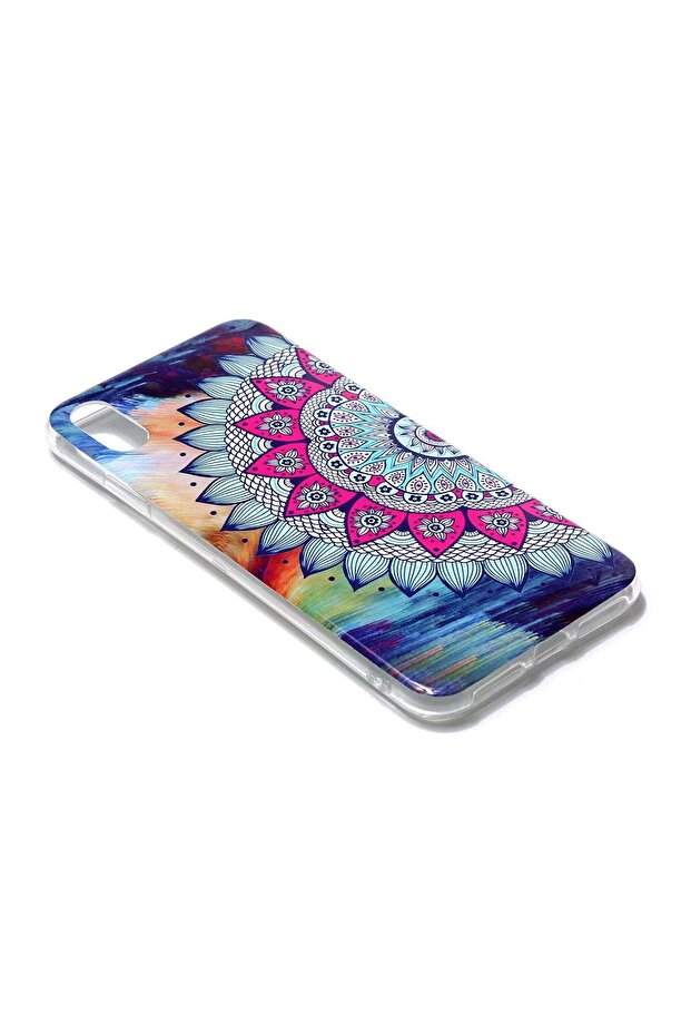 Case Compatible with iPhone XS Max Mandala Pattern, Phosphorescent, Shockproof - 2