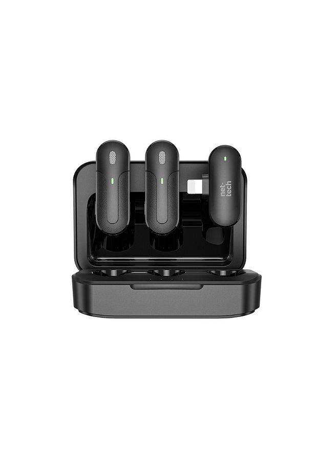NT-0T09 Lightning Duo Wireless Mini Kablosuz Yaka Mikrofonu - 4