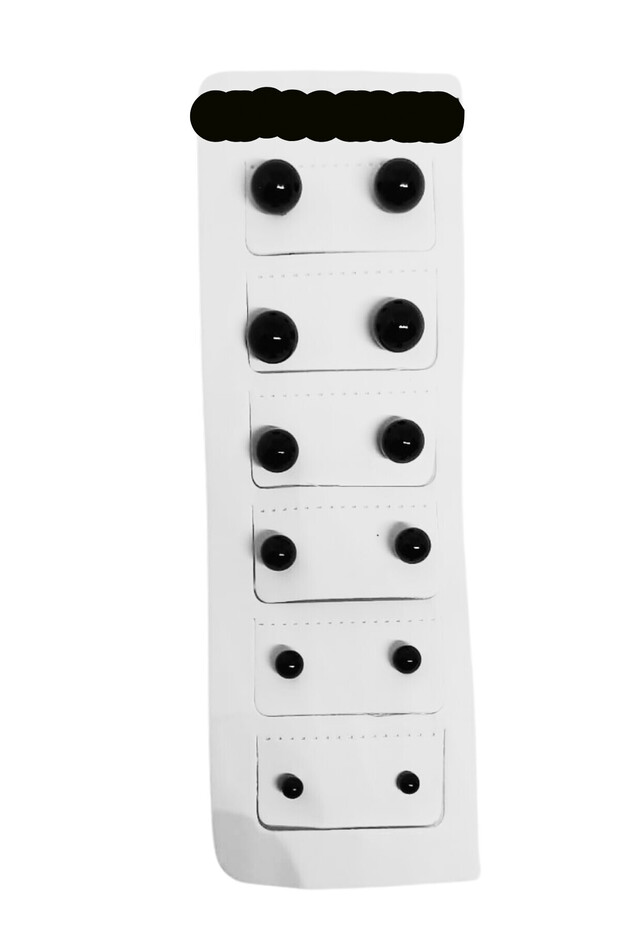 Siyah Nokta Küpe - 1