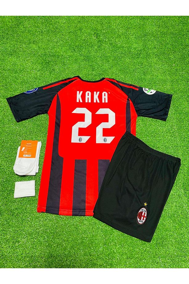 A.c M.i.l.a.n 2007 Sezonu Kaka Leite Nostalji Çocuk Forması 4'lü Set - 1