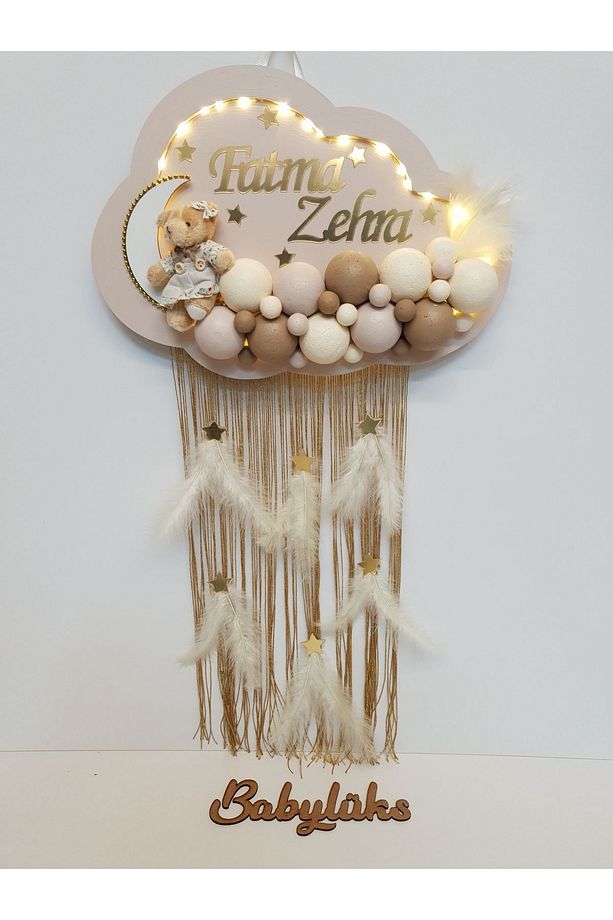 Bubble LEDLİ bulut bebek kapı süsü - 1