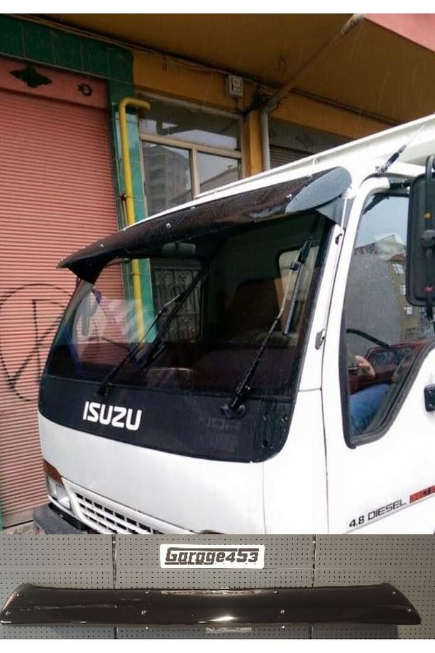İSUZU NPR ŞAMPİYON NKR WIDE NQR ÖN CAM GÜNEŞLİĞİ MİKA PARLAK SİYAH Garage453 - 1