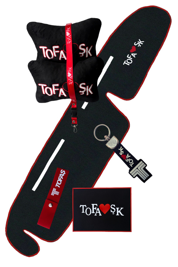 Tofas Şahin Doğan Eagle High Torpedo Protection Carpet / Tofas Black Fleece Pillow Auto Accessory