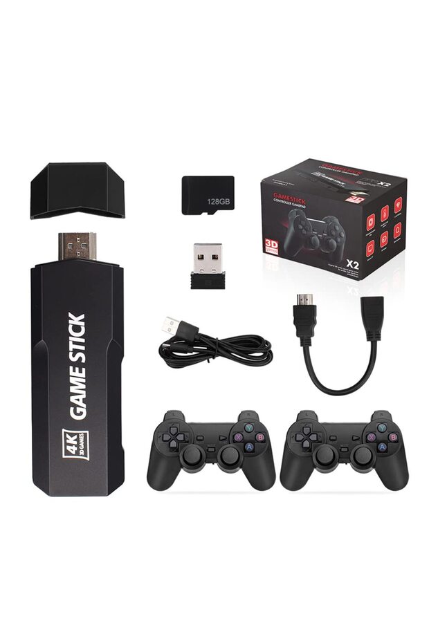 X2 HD 3D Dual Handle Game Console Handheld Video Game Console with 30000 Games - 1