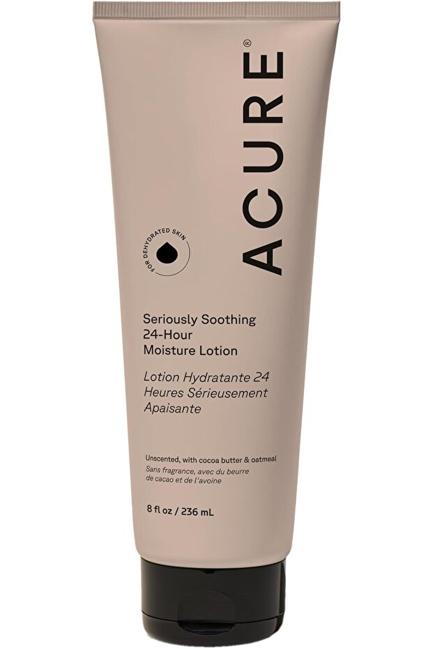 Seriously Soothing 24HR Moisture Lotion 100% Vegan Cocoa Butter & Colloidal Oatmeal, Unscented