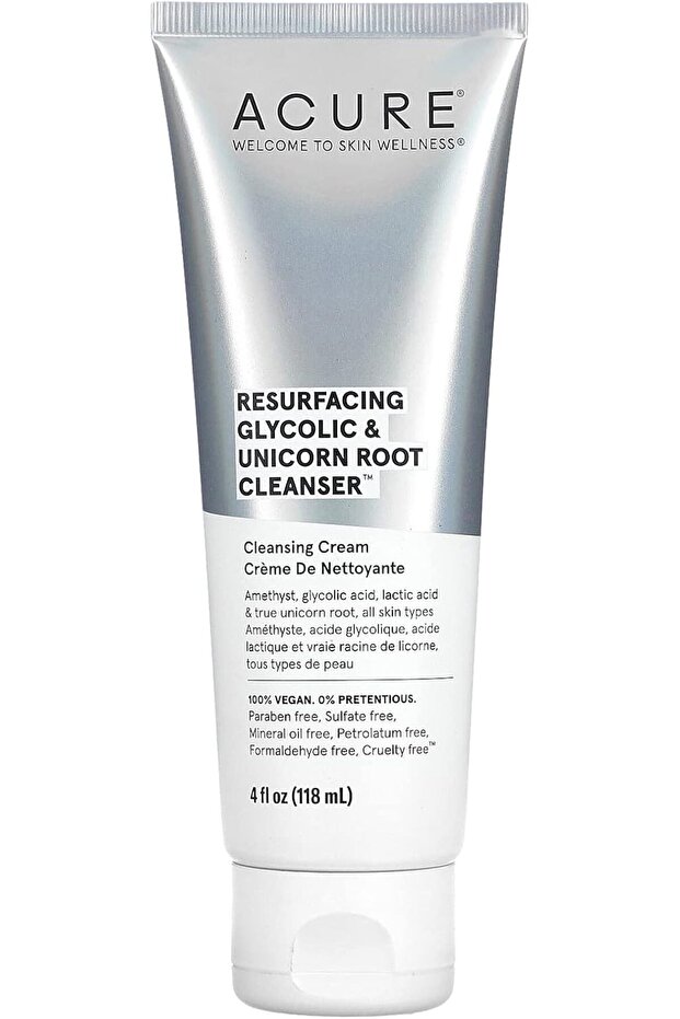 Acure Resurfacing Glycolic + Unicorn Root Cleanser 118 Ml