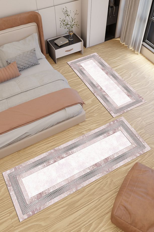 Dijital Baskı Makinede Yıkanabilir Kaymaz Taban Salon Halısı Yatak Odası Halısı & Yolluk Modelleri - 4
