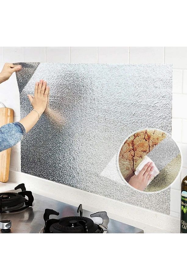2 M * 60 Cm Dekoratif Su Geçirmez Kendinden Yapışkanlı Mutfak Tezgahı Dolap İçi vs Kullanıma Uygun - 6