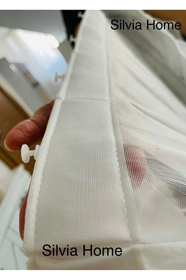 tül perde ttm bambu 1/3 sık pile ütü istemez - 8