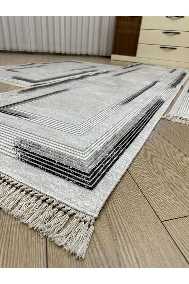 Yatak Odası Halısı Seti 3 'lü Yatak Odası Halı Takımı 2 Adet 80x150 1 Adet 80x300 Halı Seti Yolluk - 2