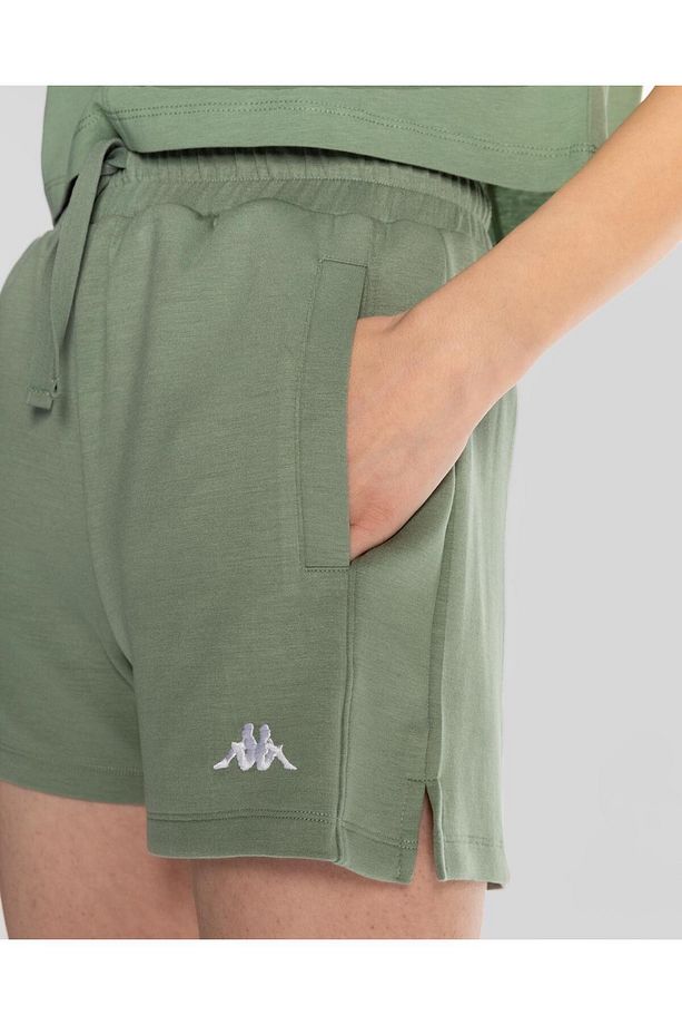 Authentic Sylia Short Kadın Yeşil Regular Fit Şort - 3