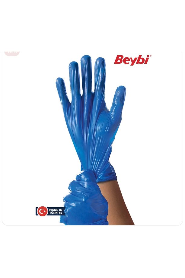 Tpex Tek Kullanımlık Eldiven Mavi 100lü - 2