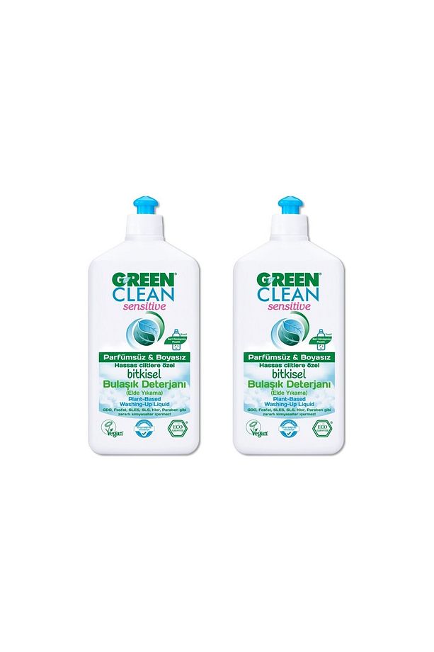 Sensitive Bitkisel Bulaşık Deterjanı 500 ml x2 Adet - 1