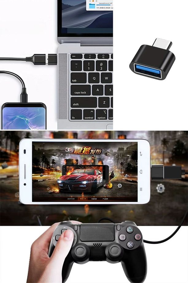 ® 1 Adet Usb to C Adaptor Dişi Çevirici Dönüştürücü Adaptör - 1