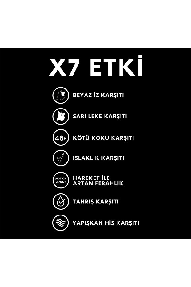 Kadın Deodorant Sprey Invisible On Black White Clothes 150 ml X3 Adet - 6