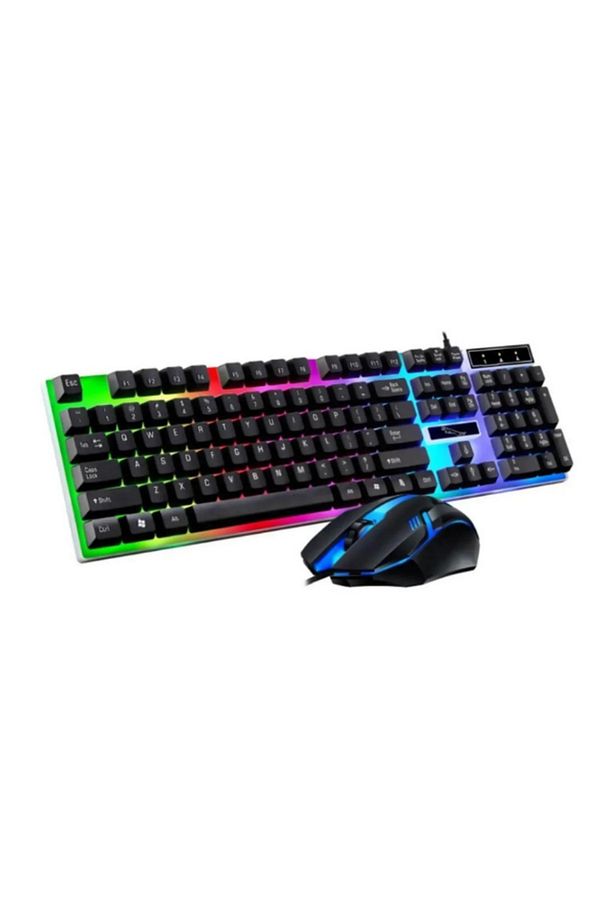 Kablolu Usb Gaming Oyuncu Klavye Mouse Set Türkçe Q Klavye Multi Fonksiyonlu Reinbow Aydınlatmalı - 4