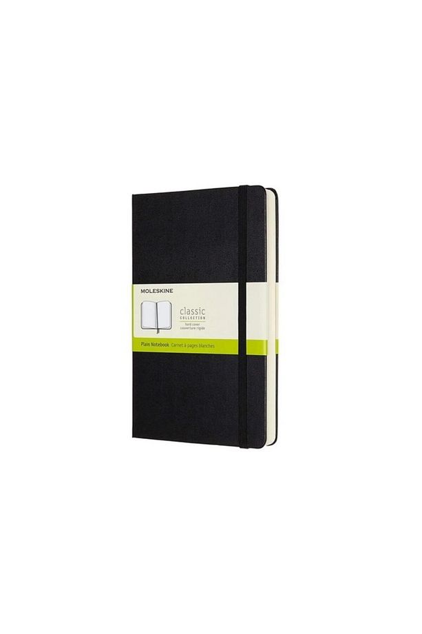 Çizgisiz Siyah Defter Cep Boy Sert Kapak - 1