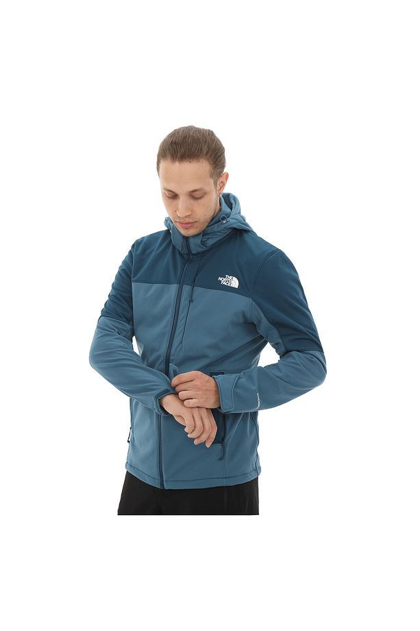 F0A7ZFS7BI1-R The North Face M Dıablo Softshell Detachable Hood Erkek Ceket Mavi - 3