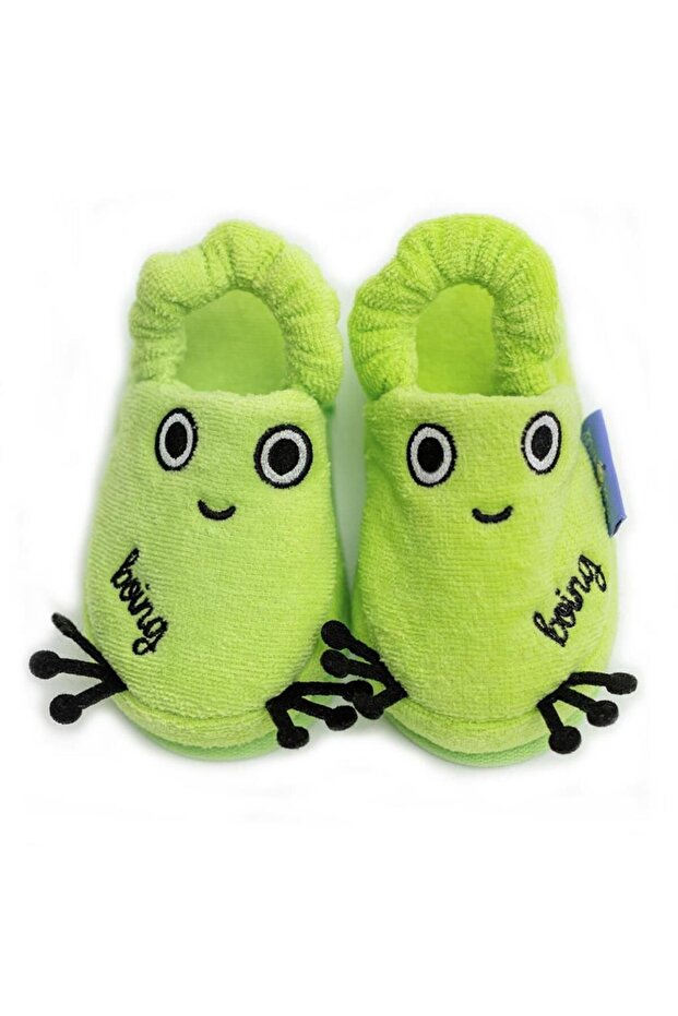 Milk&Moo Children's House Slippers Çaça Frog 2-4 Years