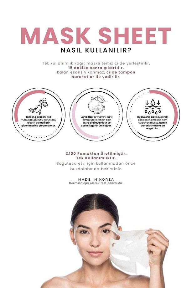 Kolajen Içeren Yaşlanma Karşıtı Kağıt Maske Collagen Essence Mask Sheet - 4