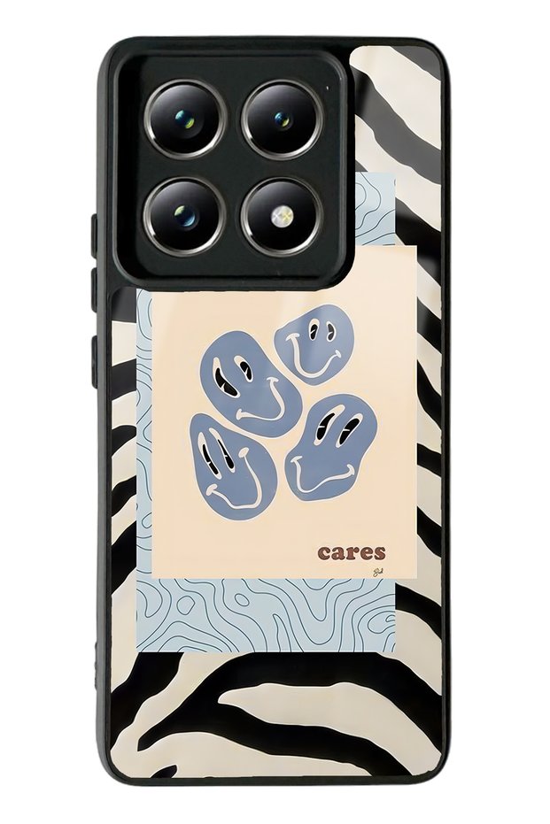 Xiaomi Mi 14 t Pro Zebra Emoji Design Glossy Phone Case