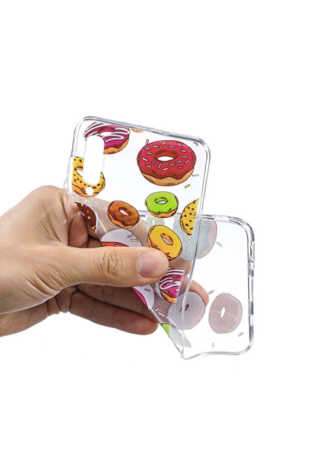 Case Compatible with Samsung A50 Donuts model, Shockproof Multicolor - 6