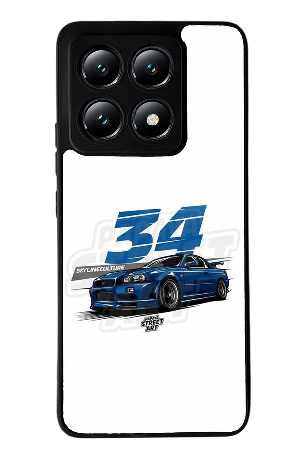 حافظة هاتف لامعة بتصميم Skyline لهاتف Xiaomi Mi 14T