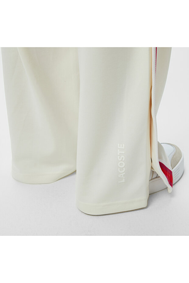 Kadın Relaxed Fit Renk Bloklu Beyaz Eşofman Altı - 6