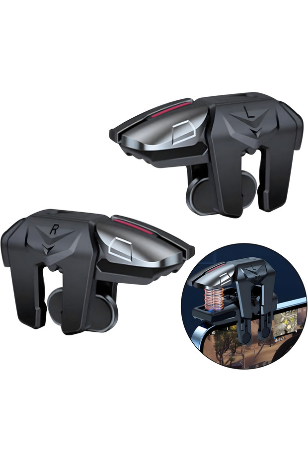 Pubg Game Console 6 Finger Easy Operation Shoot Trigger Sighting Apparatus Extra Sensitivity Game Console - 2