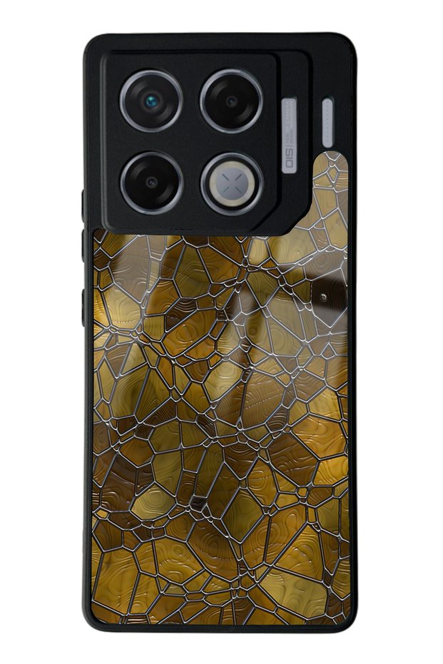 Teleplus Infinix Gt 20 Pro Coffee Geometric Design Glossy Phone Case