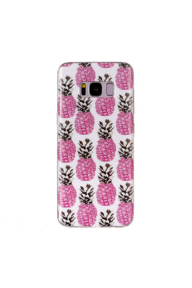 Case Compatible with Samsung S8 Pineapple Model, Shockproof Red