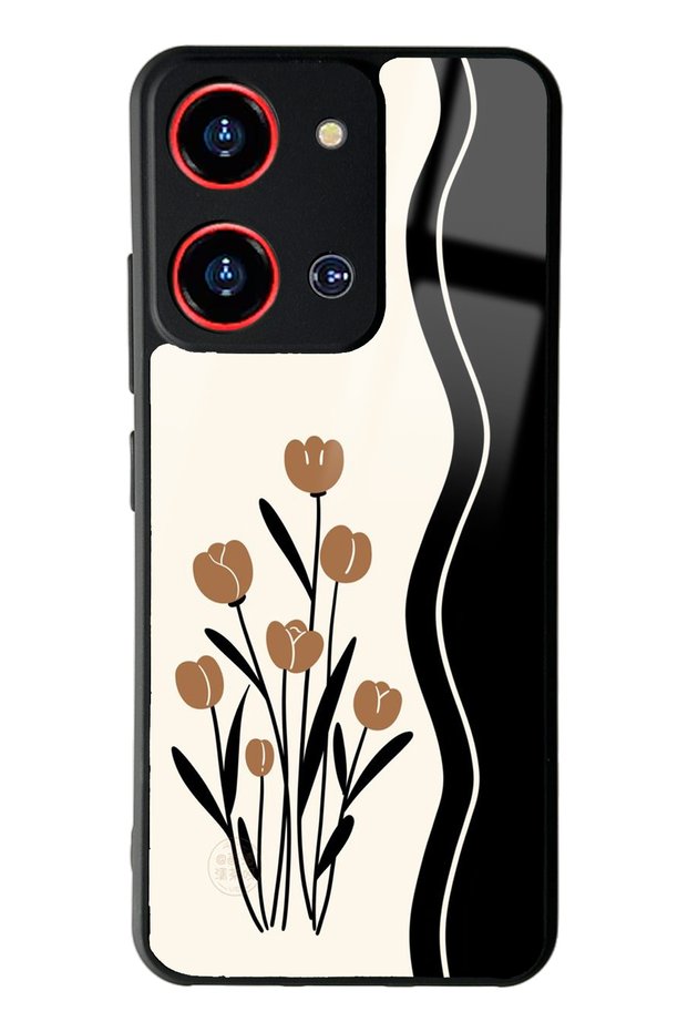 Reeder S19 Max Pro S Zoom Flower Motif Design Glossy Phone Case
