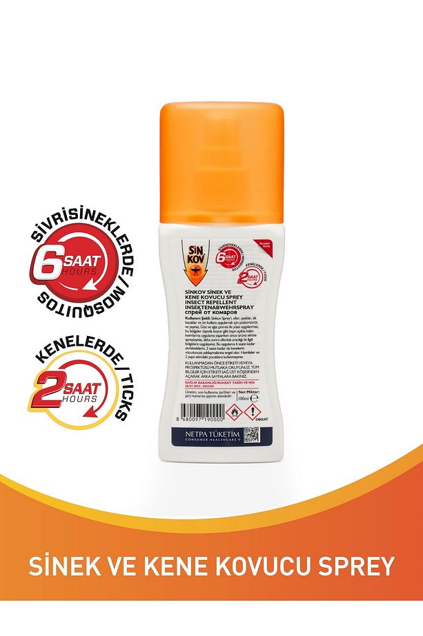Sinek Ve Kene Kovucu Sprey 100ml - Uzun Süre Koruma - 3