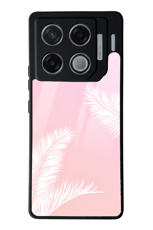 Teleplus Infinix Gt 20 Pro White Palm Designed Glossy Phone Case