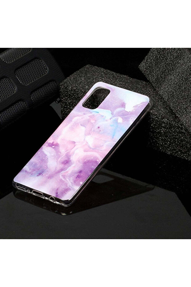Case Compatible with Samsung A41 model Celestial Clouds, Shockproof Multicolor - 4