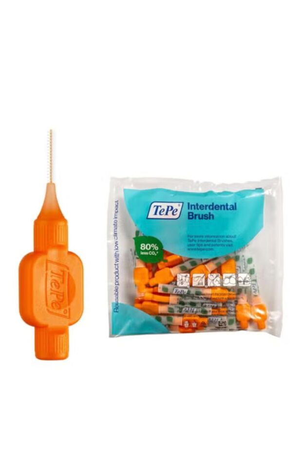 فرش ما بين الأسنان برتقالي - 1