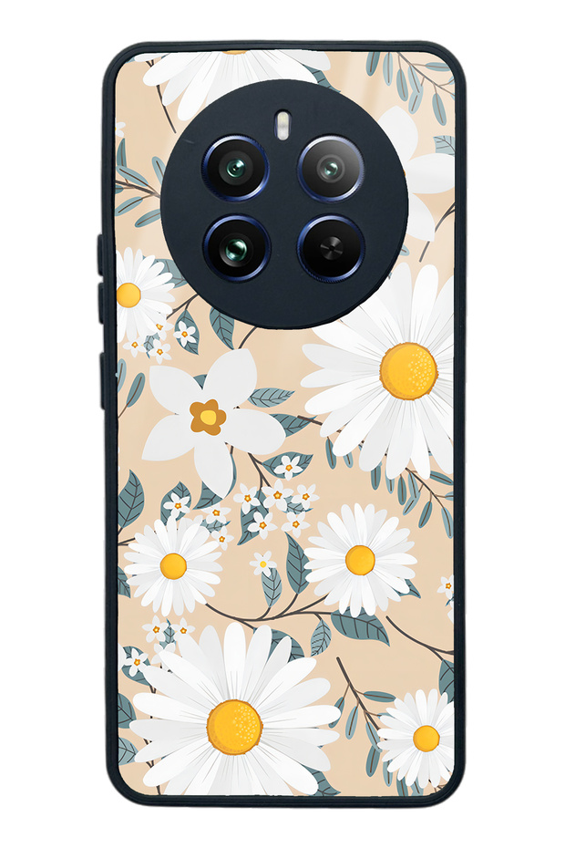 Oppo Realme 12 Pro Big Daisy Design Glossy Phone Case