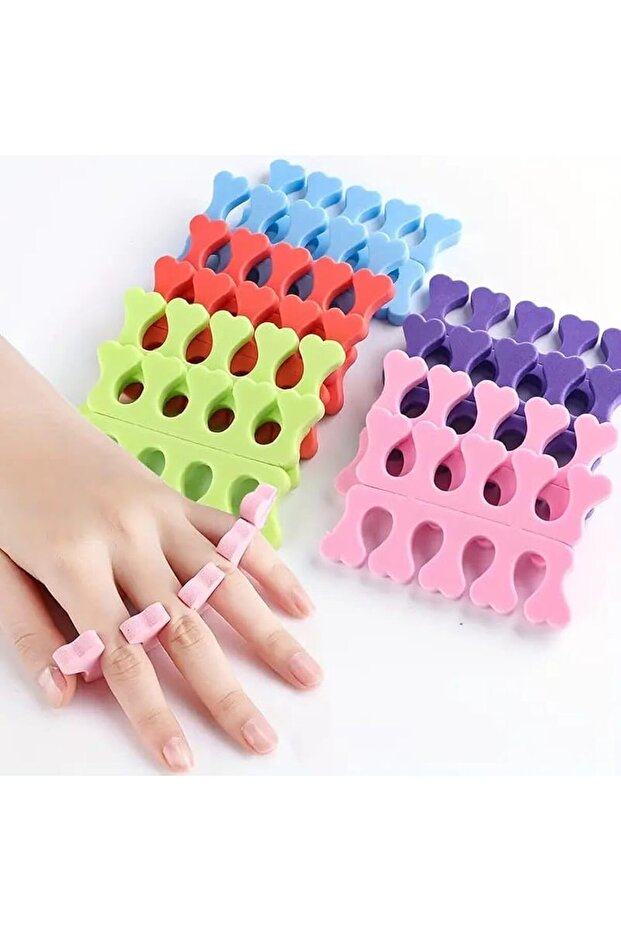 200pcs /100 Pairs Toe Separators Finger Foot Sponge Soft Gel Multicolor