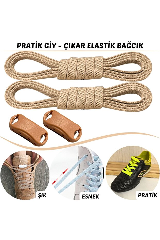 Practical, Smart, Plug and Drop, No Need to Tie, New Generation Elastic, Modern Shoelaces - 1