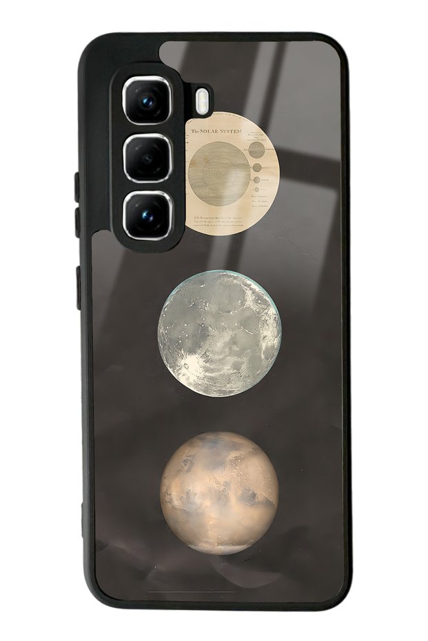 Infinix Hot 50 Pro Night Moon Design Glossy Phone Case
